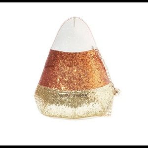 ⭐️BNWT Betsey Johnson Do I Make You Corny Candy Corn Crossbody Bag⭐️